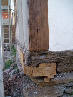 Austausch befallener Schwellen